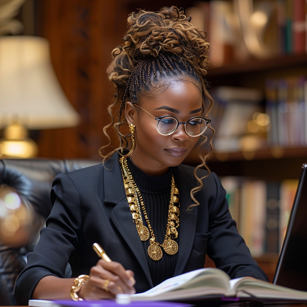 boxy3054-professional-jamaican-woman-working-at-a-desk-with-gol-322ac761-052f-4bfd-8db3-a41a48511c03